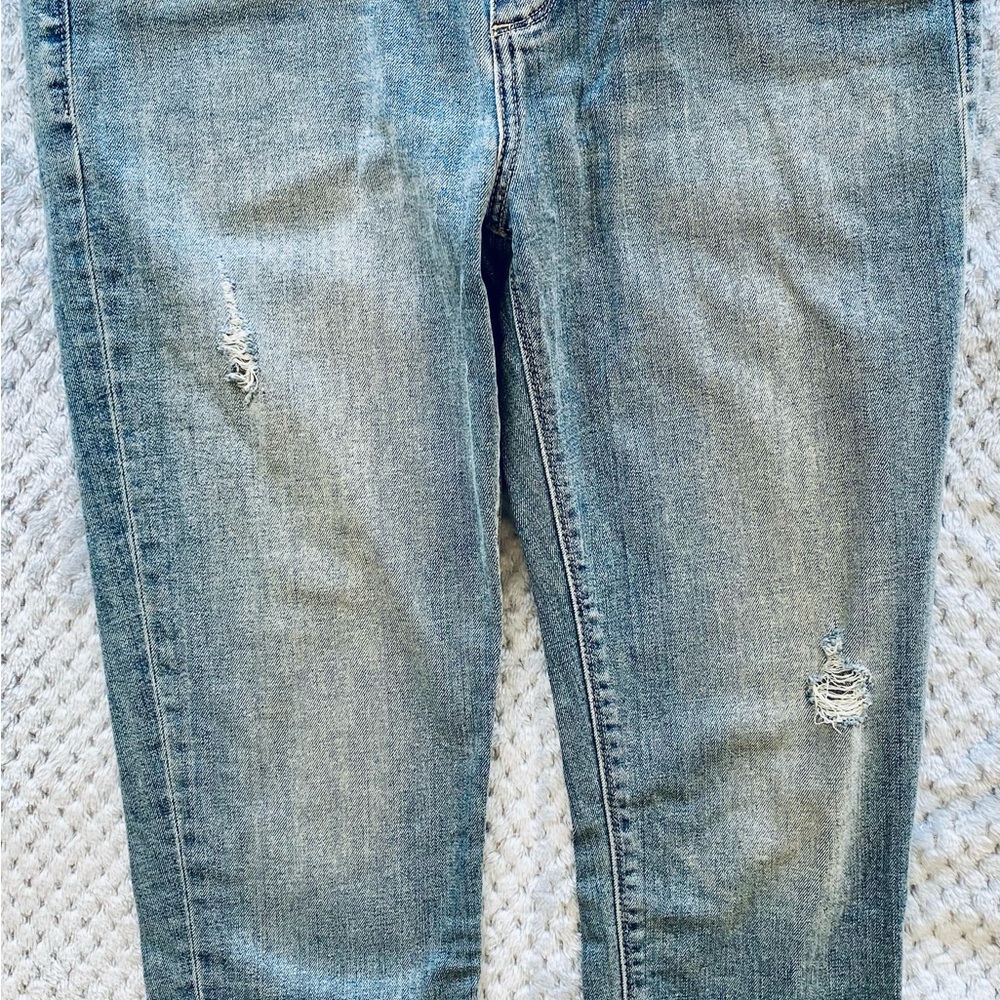 Distressed Blue Women's Jeans